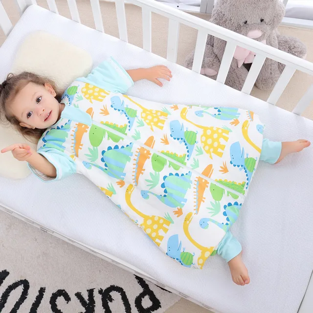 Спальный мешок-коляска для новорожденных детская кровать с рисунком животных