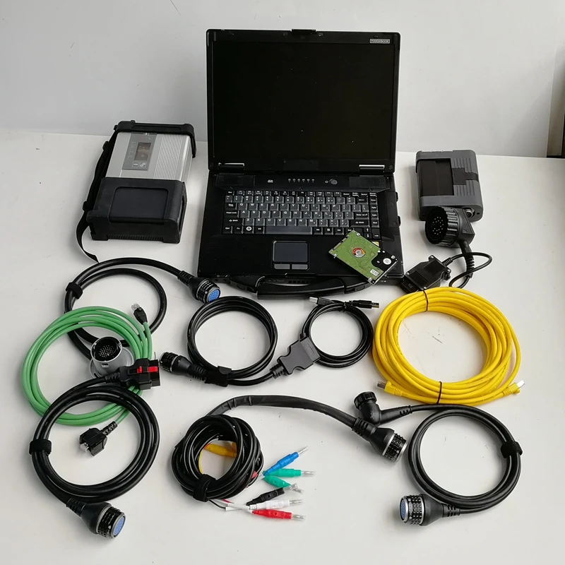 Full Set Auto Diagnosis tool Scanner Icom A2 B C MB Star C5 SD connect C5+CF52 8400 4G used laptop Toughbook Harddisk | Автомобили и