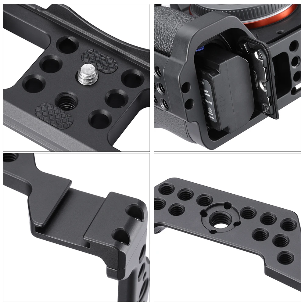Металлическая клетка VIJIM для камеры DSLR Rig Sony A7R4 A7R IV из алюминиевого сплава с