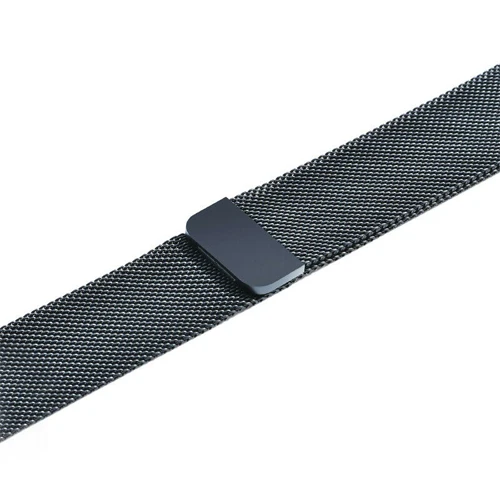 gray Ремешок для часов, Миланская петля, ремешок для apple watch, ремешок 42 мм, 38 мм, версия apple watch 4 5 44 мм 40 мм, для iwatch, версия 3, 2, 1 нержавеющая сталь магнитный браслет для часов - Цвет ремешка: gray