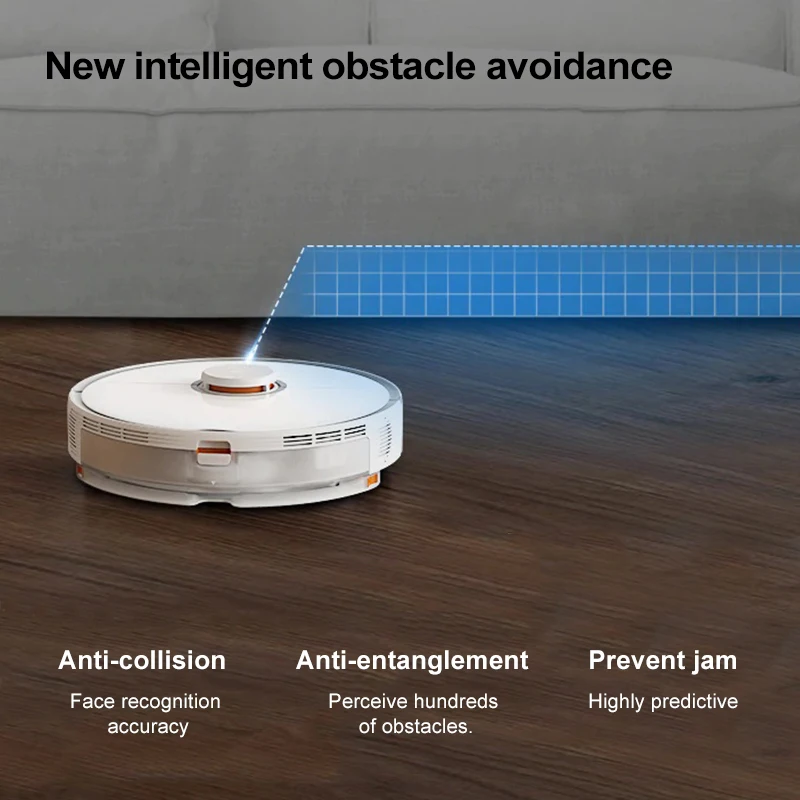 Робот пылесос Roborock S5 Max автоматический умный с функцией сухой уборки и