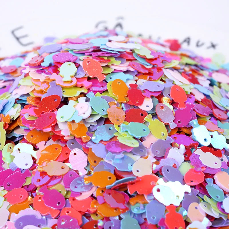 Наполнитель для филе рыбы 5*8 мм прозрачная эпоксидная блестка ногтей украшения