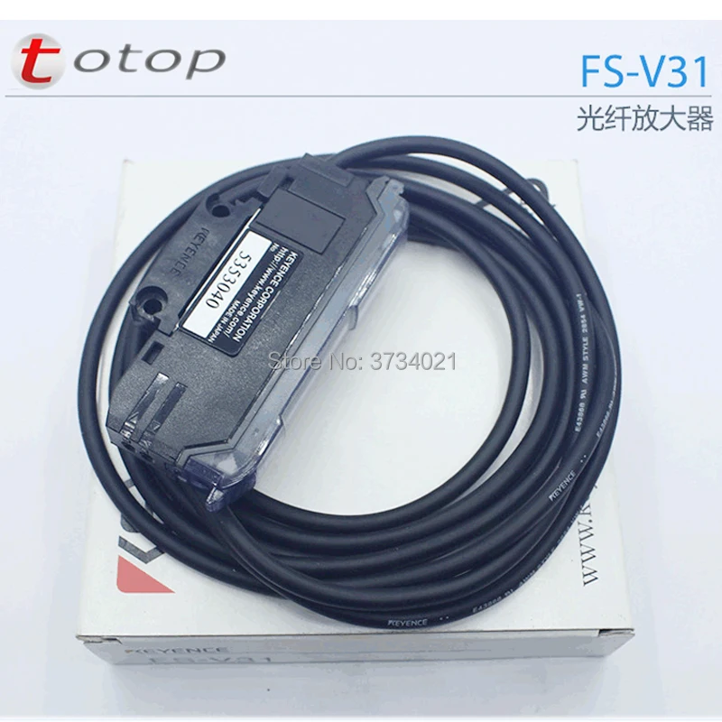 Keyence FS-V31 цифровой волоконно-оптический датчик выход тип NPN 12-24VDC
