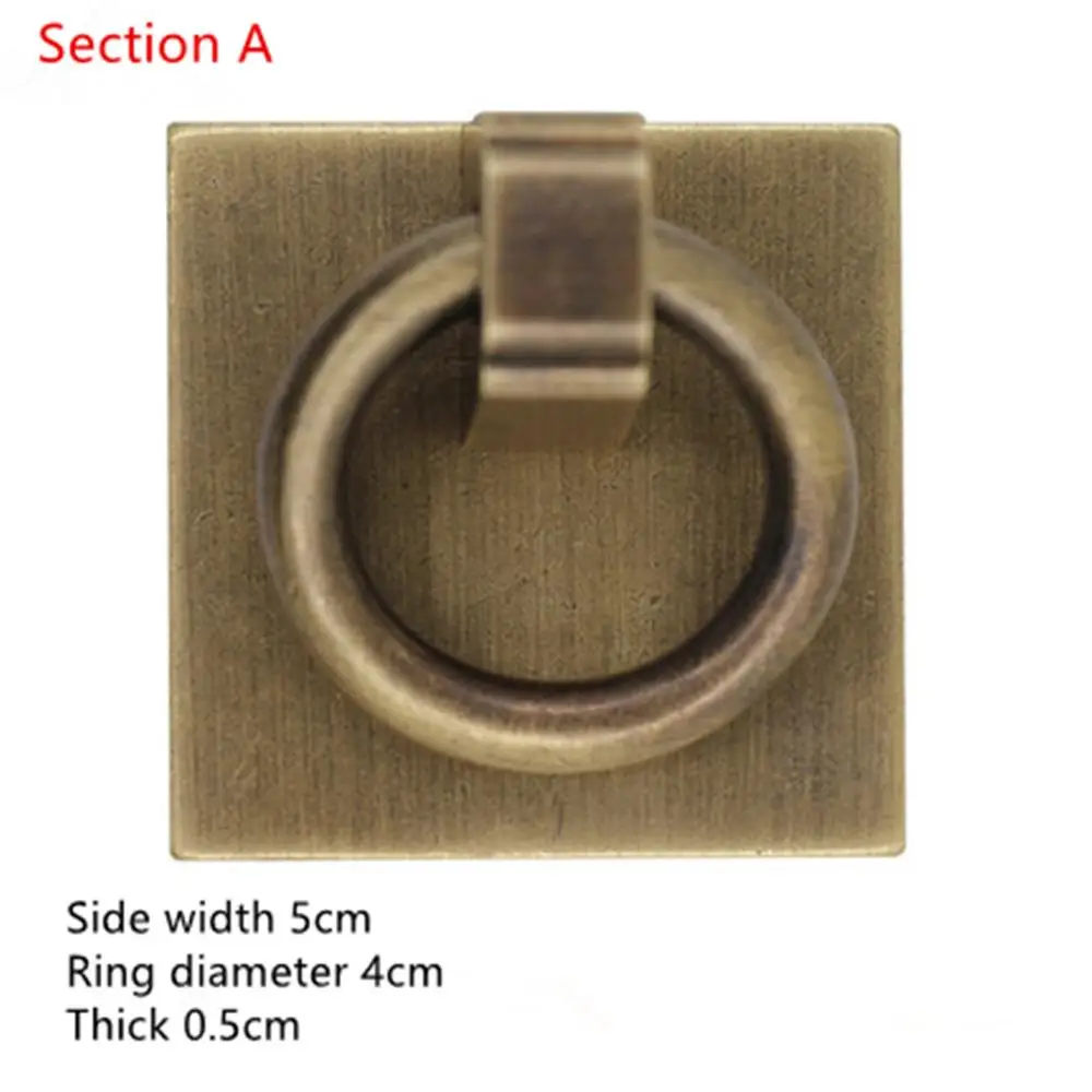 Ручка для ящика шкафа из чистой меди в китайском стиле|Ручки шкафа| |