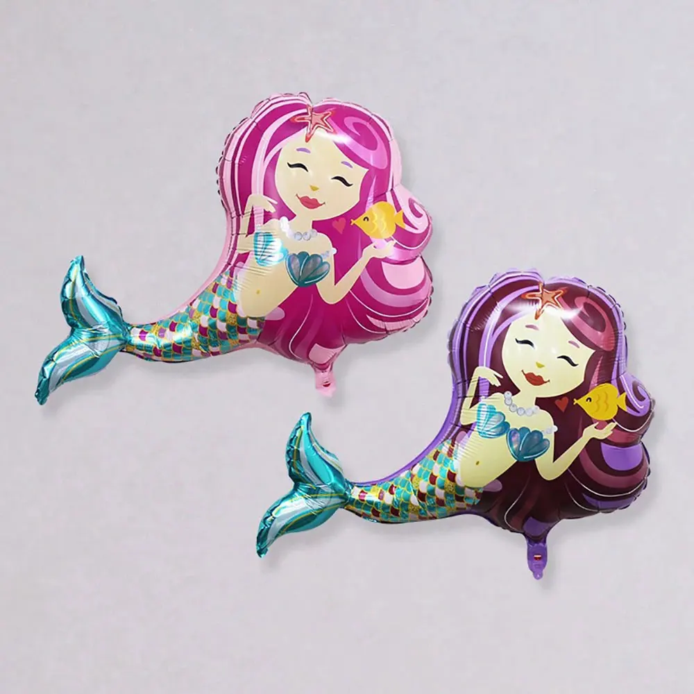 Mermaid Foil Balloon Princess Birthday Ballon Decoration Anniversaire Wedding Ball Inflatable Toys Baby Shower Party Supplies | Дом и сад