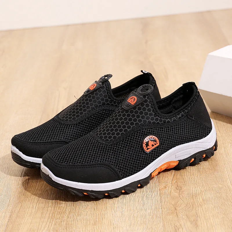 Hiking shoes 2020 new mesh men breathable non-slip wear-resistant sports casual running classic cloth | Обувь