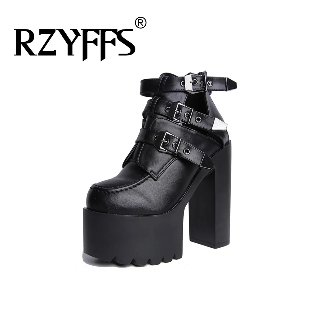 Туфли-лодочки женские кожаные на высоком каблуке 14 см | Обувь