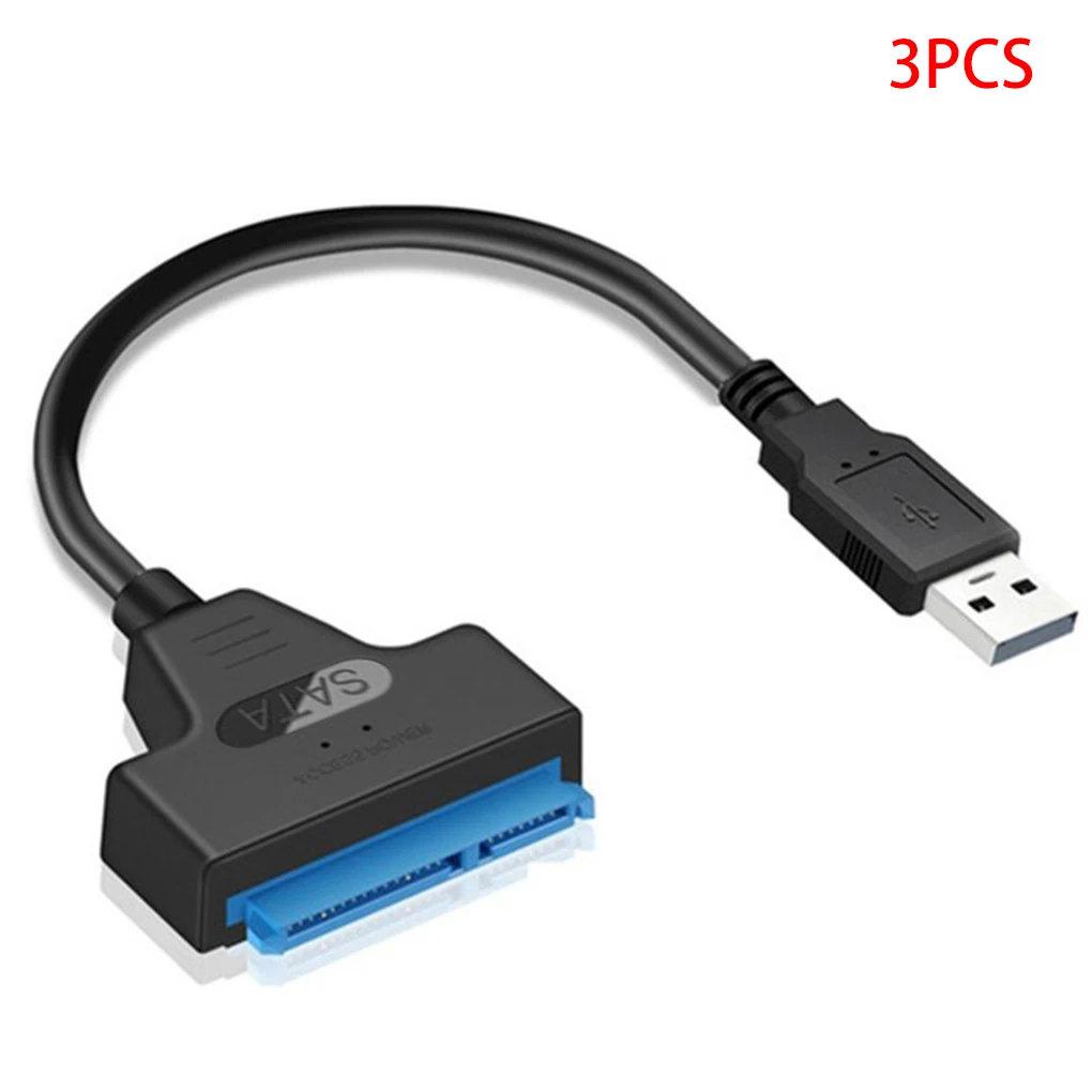 

3 шт., адаптер для жесткого диска, SATA 3-USB, 2,5 дюйма
