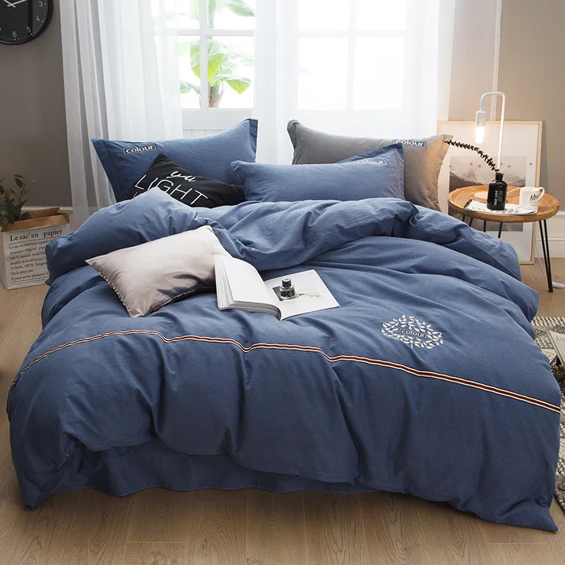 40С из толстого хлопка Домашняя Постельное белье для подростков и взрослых: