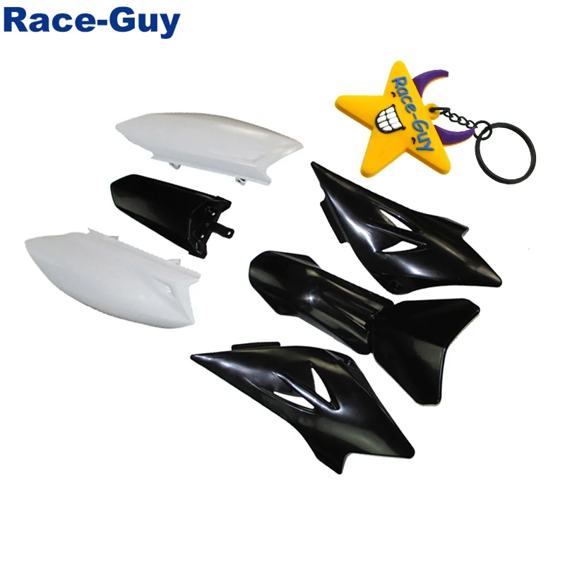 Черный Пластиковый обтекатель обтекателя тела наборы для Пита грязи мотора