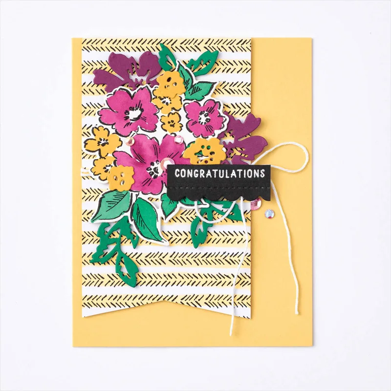 Набор штампов ручной работы с лепестками и координационными штампами прозрачные