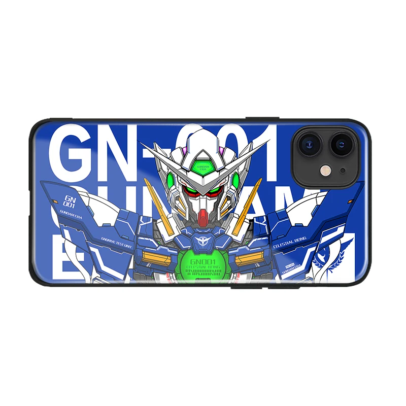 Стеклянный Мягкий силиконовый чехол для телефона RX-0 UNICORN GUNDAM IPhone SE 6s 7 8 Plus X XR XS 11 12
