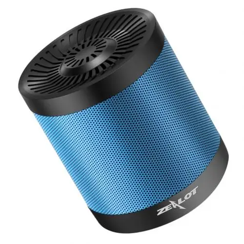 Blue ZEALOT S5 2 колонки Bluetooth динамик Портативный беспроводной сабвуфер супер бас стерео USB TF карта играть с микрофоном колонка - Цвет: Blue