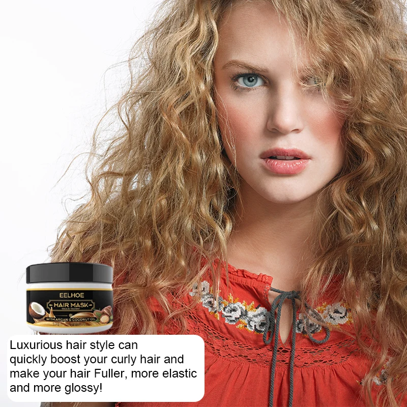 Маска для ухода за волосами PRO с кокосовым маслом крем завивки волос
