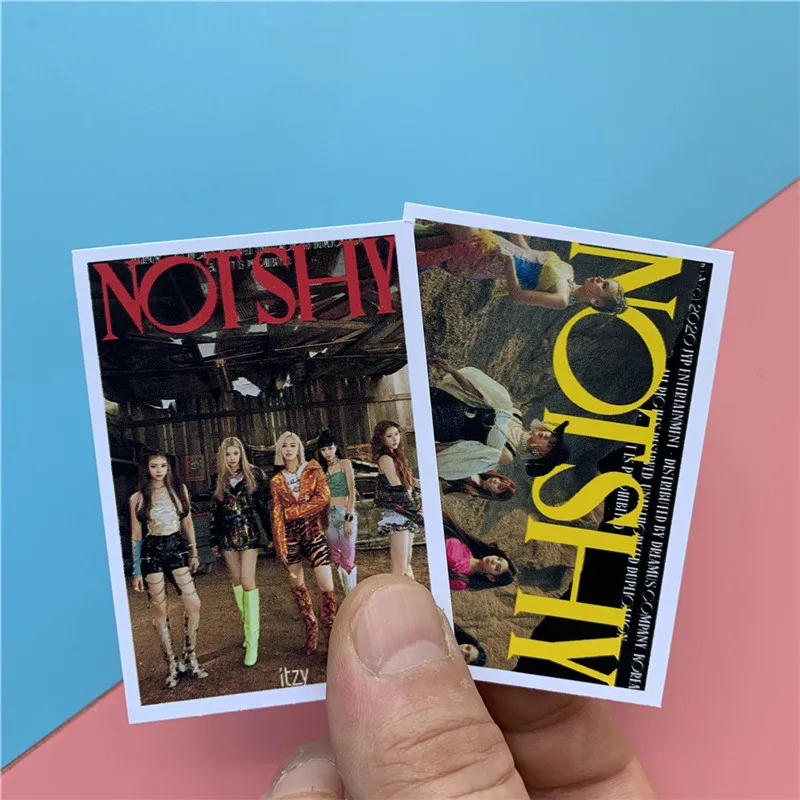 16Pcs/Set ITZY New Album Not Shy Photo Card Yeji Lia Ryujin Yuna Postcard LOMO Student Stationery Set | Канцтовары для офиса и
