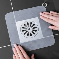 silicone floor square thicken drain mat sewer sealing ring kitchen bathroom toilet deodorant floor cover home sink water plug