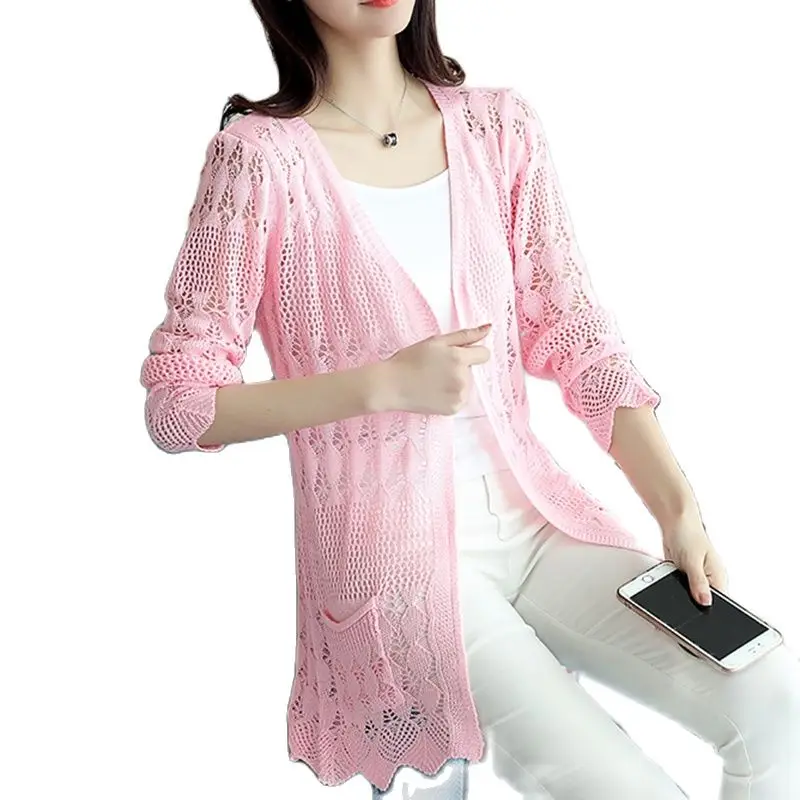 Новинка 2021 свободный свитер-шаль с вырезами маленькое пальто без подкладки