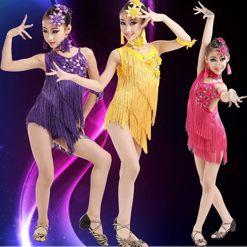 Женский танцевальный костюм для конкурсов самбы юбка-камисоль латинские платья