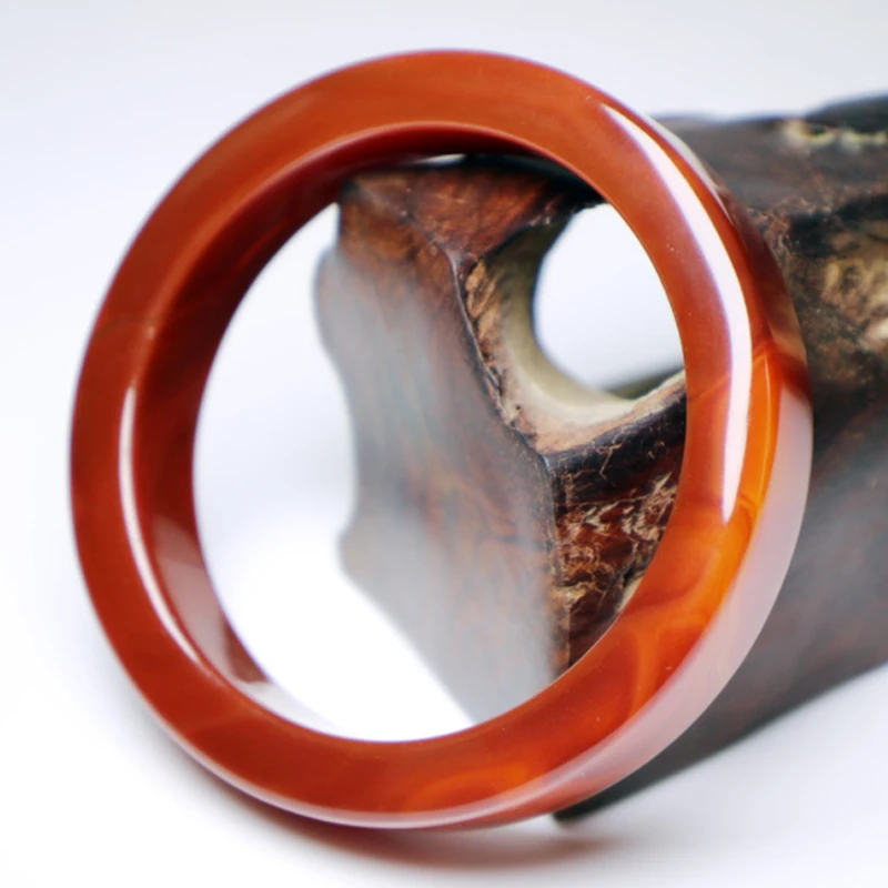 Эксклюзивный дизайн агат ретро-безопасный браслет с толстым красным квадратным