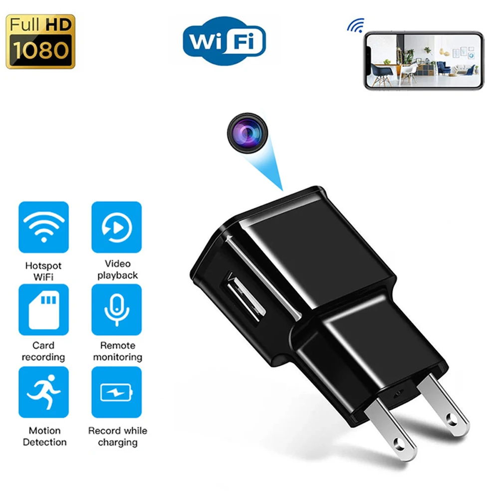 Мини-камера видеонаблюдения s1080P с Wi-Fi и USB | Электроника