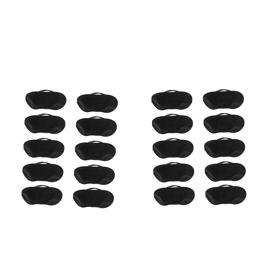 

20 шт., черная маска для сна