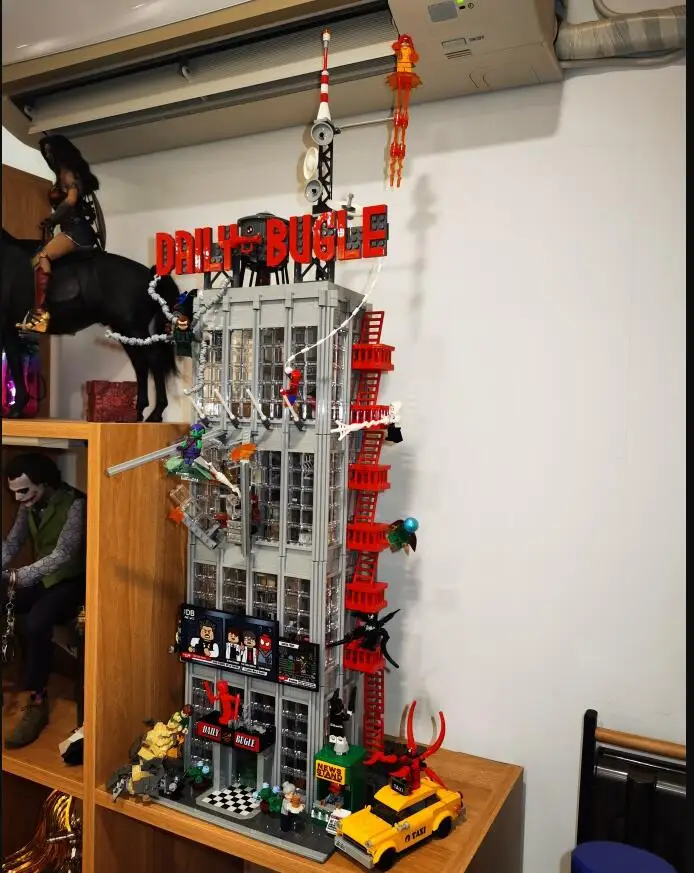 

3772 PCS The Dailys Bugle Building Classic Difficulty Building Blocks Compatible 76178 Gifts For Children No original box