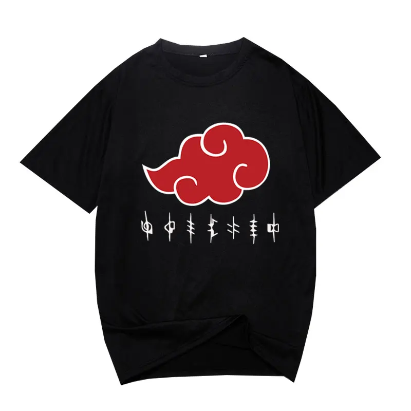 

Hip Hop T-shirt Japan Harajuku Anime T-shirt Naruto Men and Women Streetwear T-shirt Top T-shirt