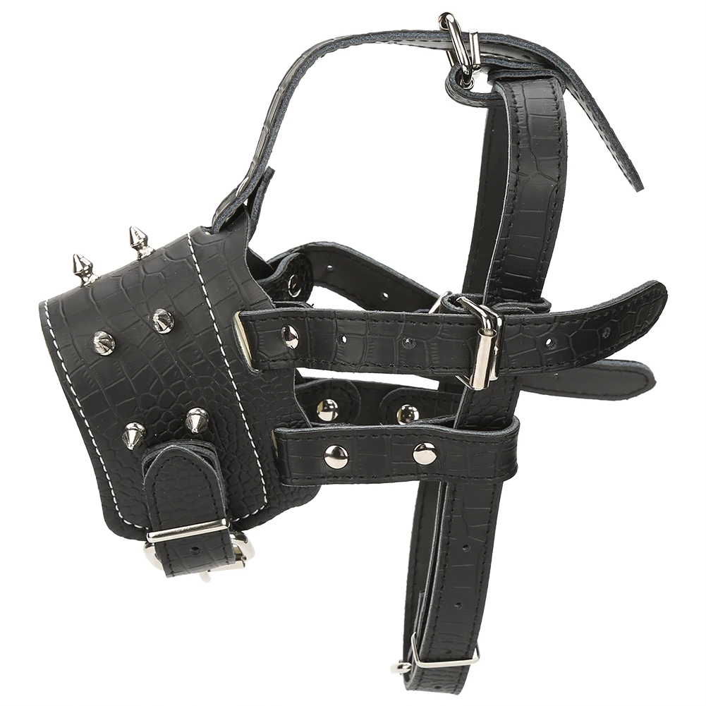 Регулируемые ремни заклепки для намордника против укусов щенков| |