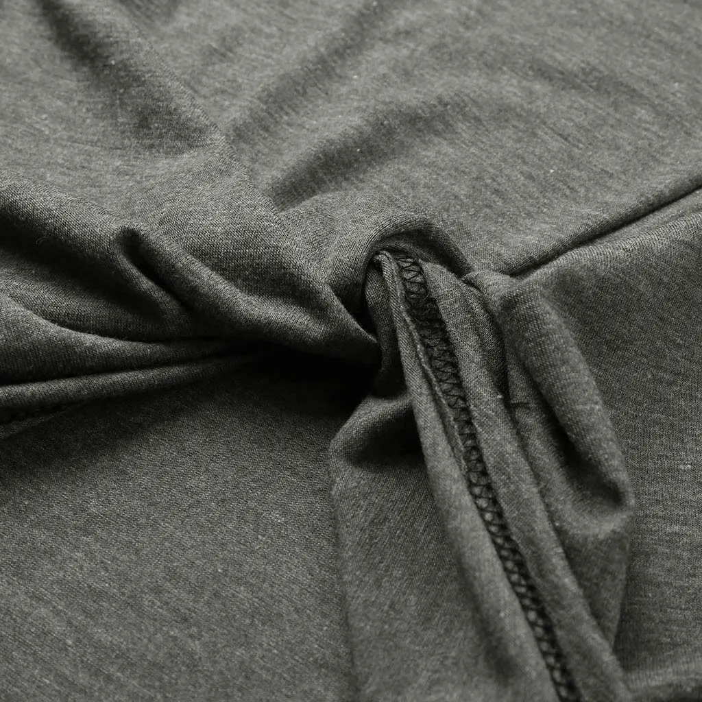 Женская Повседневная Туника с V-образным вырезом и коротким рукавом | одежда