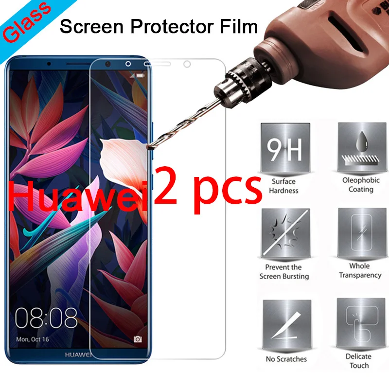 1/2 шт. 9 H закаленное стекло для Huawei Y9 Y6 Y5 Y3 Pro Prime 2018 Y7 2019 HD Защитное экрана|Защитные