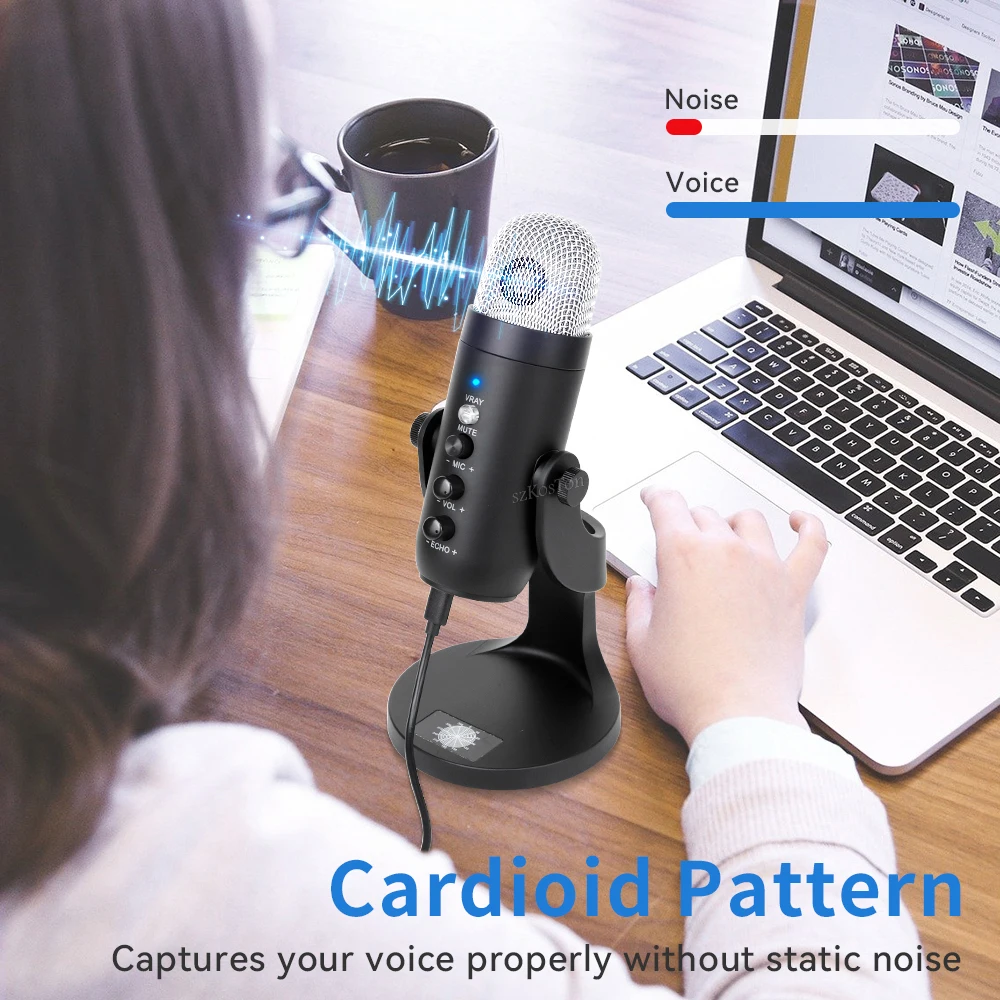 mu900 condenser microphone studio recording usb microphone for pc computer streaming video gaming podcasting singing mic stand free global shipping