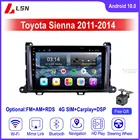 9-дюймовый Android 10 для TOYOTA SIENNA 2011,2012,2013,2014, мультимедийный видео GPS-навигатор Автомобильный радиоплеер Авто Стерео Navi