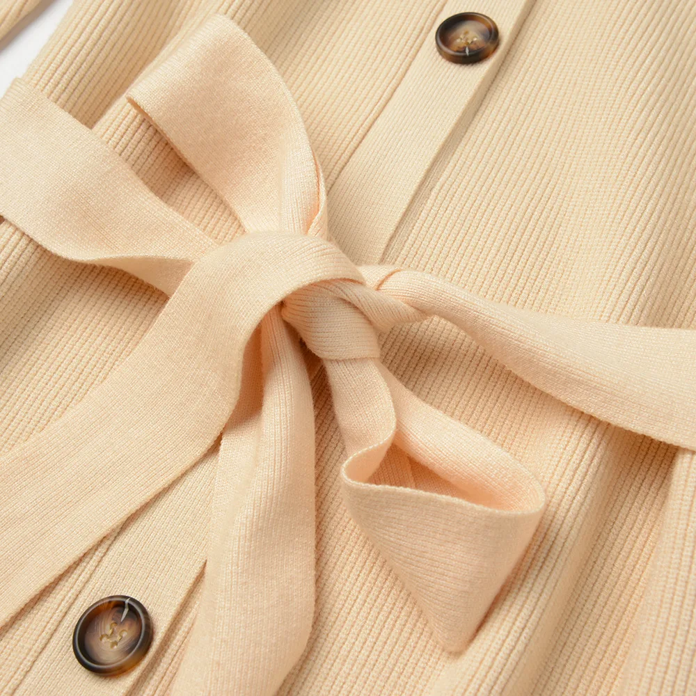 Зимнее плотное длинное платье-свитер SINGRAIN женское однотонное теплое вязаное