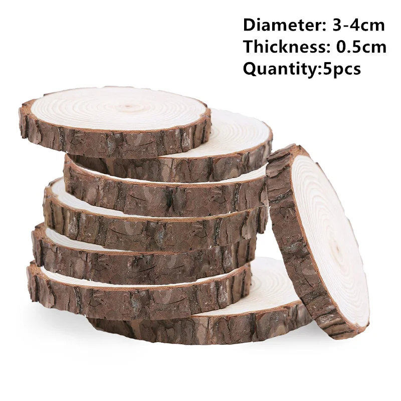 10 шт. декоративные деревянные диски сделай сам|Поделки из дерева| |