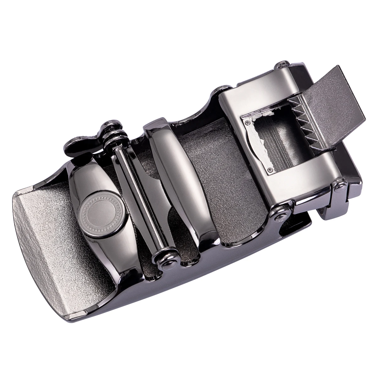 Итальянские автоматические пряжки формальные мужские ремни черные кожаные