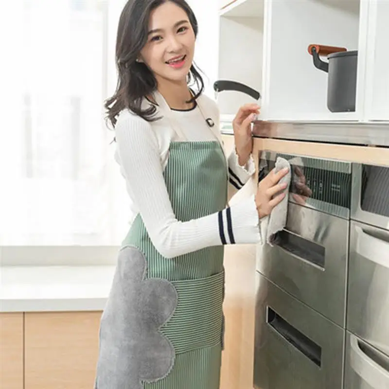 

Women Apron Creative Fashion Splash Proof Oil Proof Cooking Apron Kitchen Apron