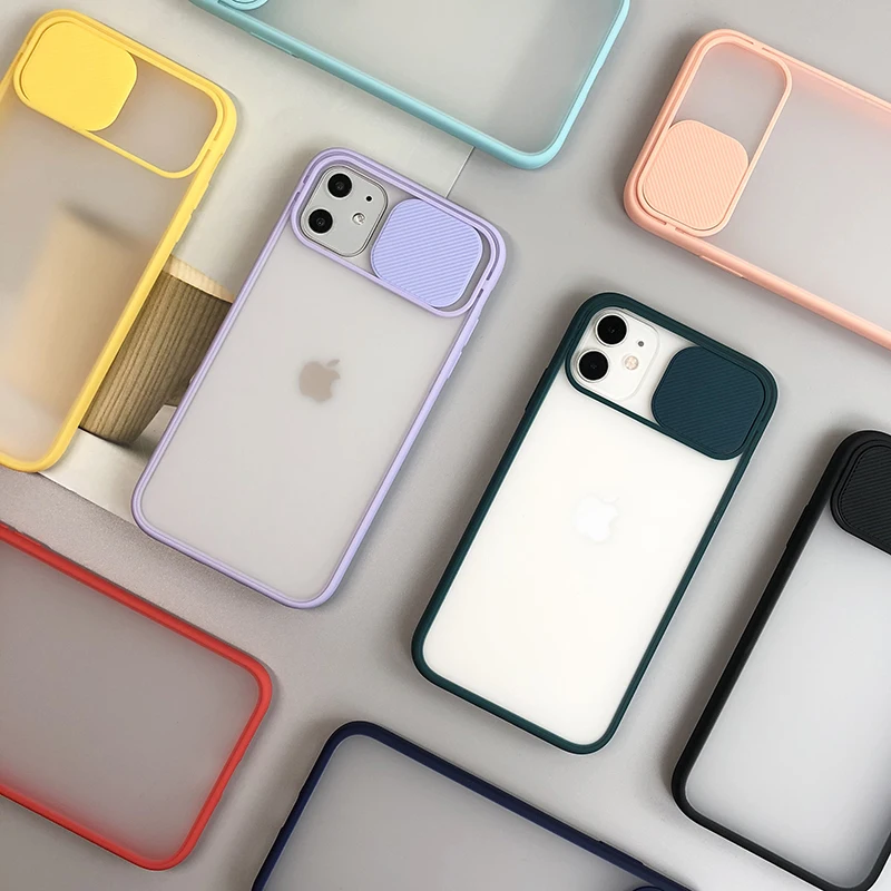 

Camera Lens Matte transparent Protection Case For iPhone 12 MiNi 12 Pro Max 11 Pro 8 7 6 6s Plus Xr Xs Max X SE 2021 Soft Cover