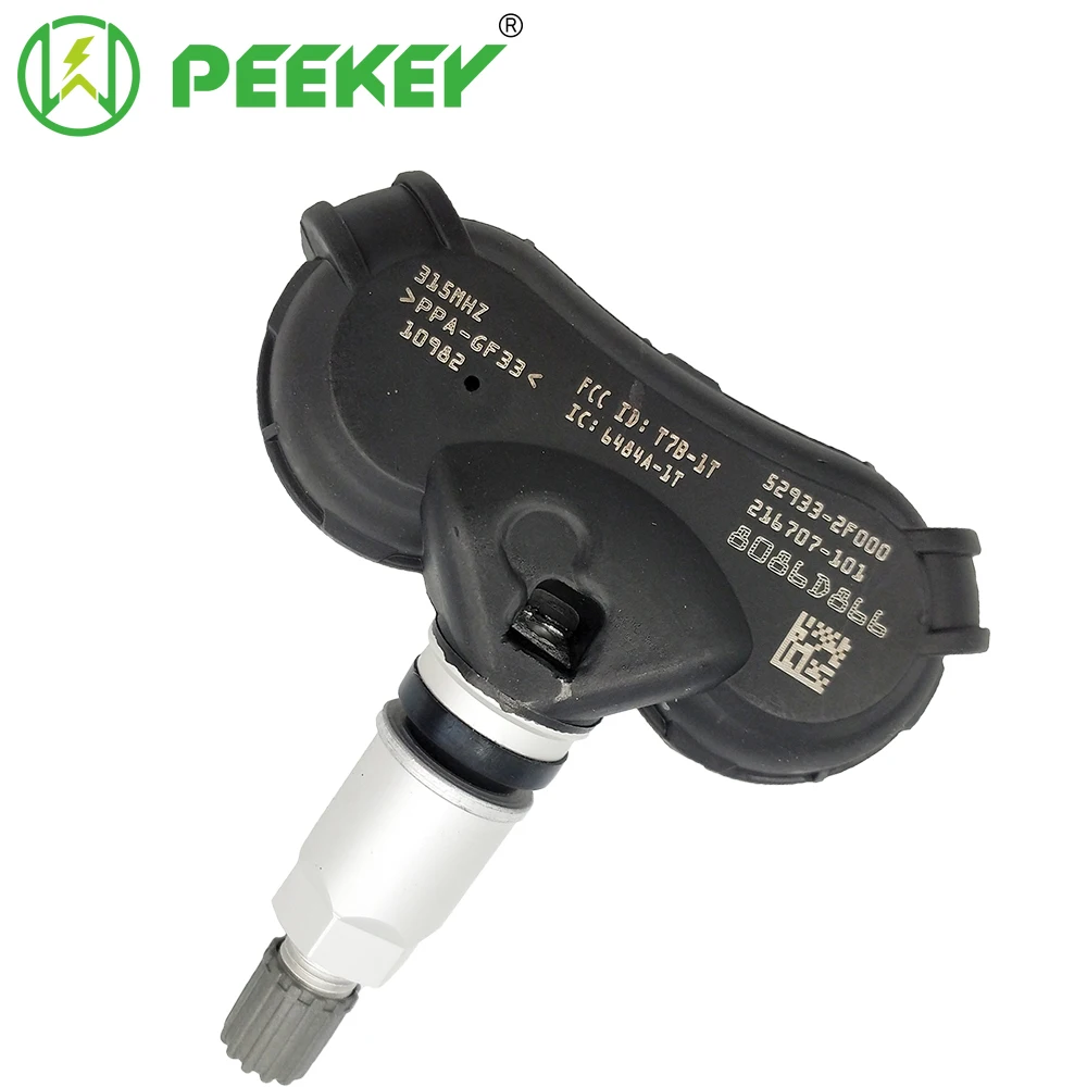 Датчик давления в шинах TPMS для Hyundai Accent Tucson Sonata Kia Rio 315 МГц 52933-2F000 529332F000 52933 2F000 |