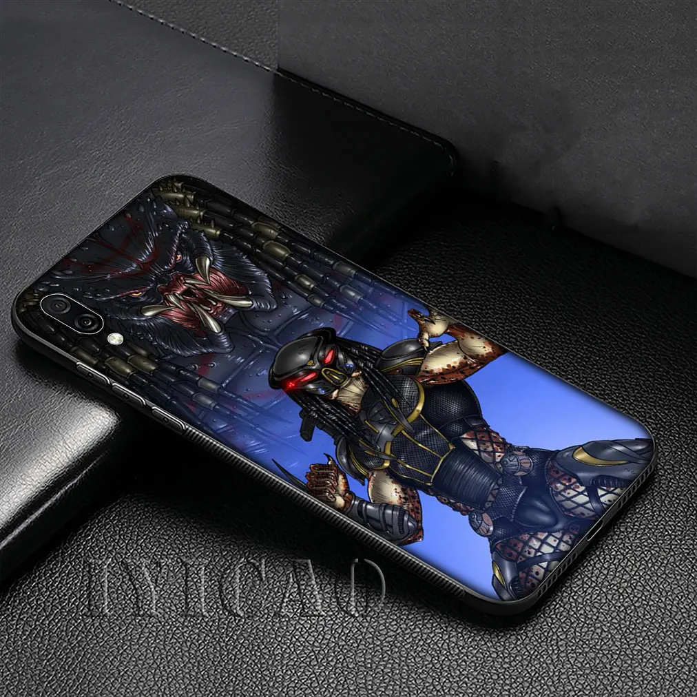 IYICAO Alien Predator Мягкий силиконовый чехол для Huawei P30 P20 Pro P10 P9 Lite Mini 2017 2016 P Smart Z Plus 2019 |