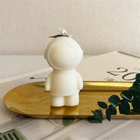 3d ins astronaut candle epoxy silicone mold diy handmade aromatherapy soap cake making wax mould moule bougie moldes de silicona