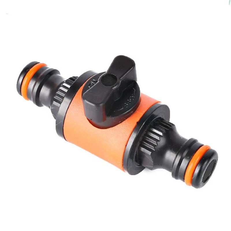 

Quick-release Double-Way Water Pipe Joint with Switch In-line Shut-off Connector for Garden Hose Pipe Hose Clamp Repair