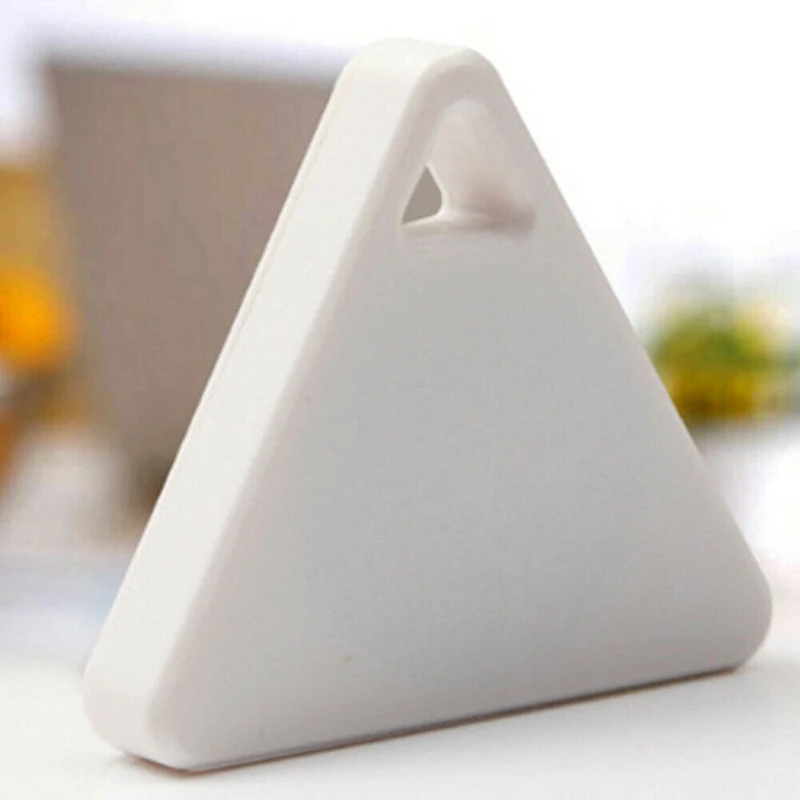 

Mini bluetooth Pet Dog Cat Key Finder Triangle Plastic Mini Ant-lost Portable GPS Tracker Smart Wallet Key Alarm Locator Device