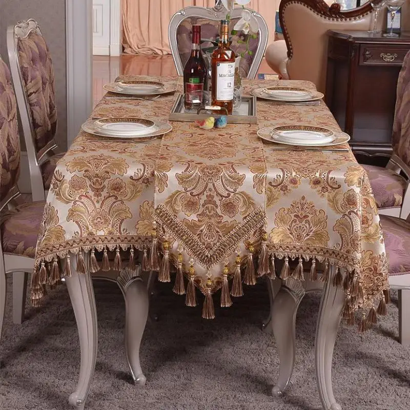 Роскошная жаккардовая скатерть европейские скатерти|table cover|european tableclothstablecloth table |