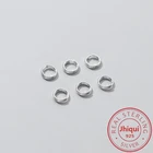 Соединительное кольцо из серебра 925 пробы, соединительные кольца и разрезные кольца для изготовления ювелирных изделий