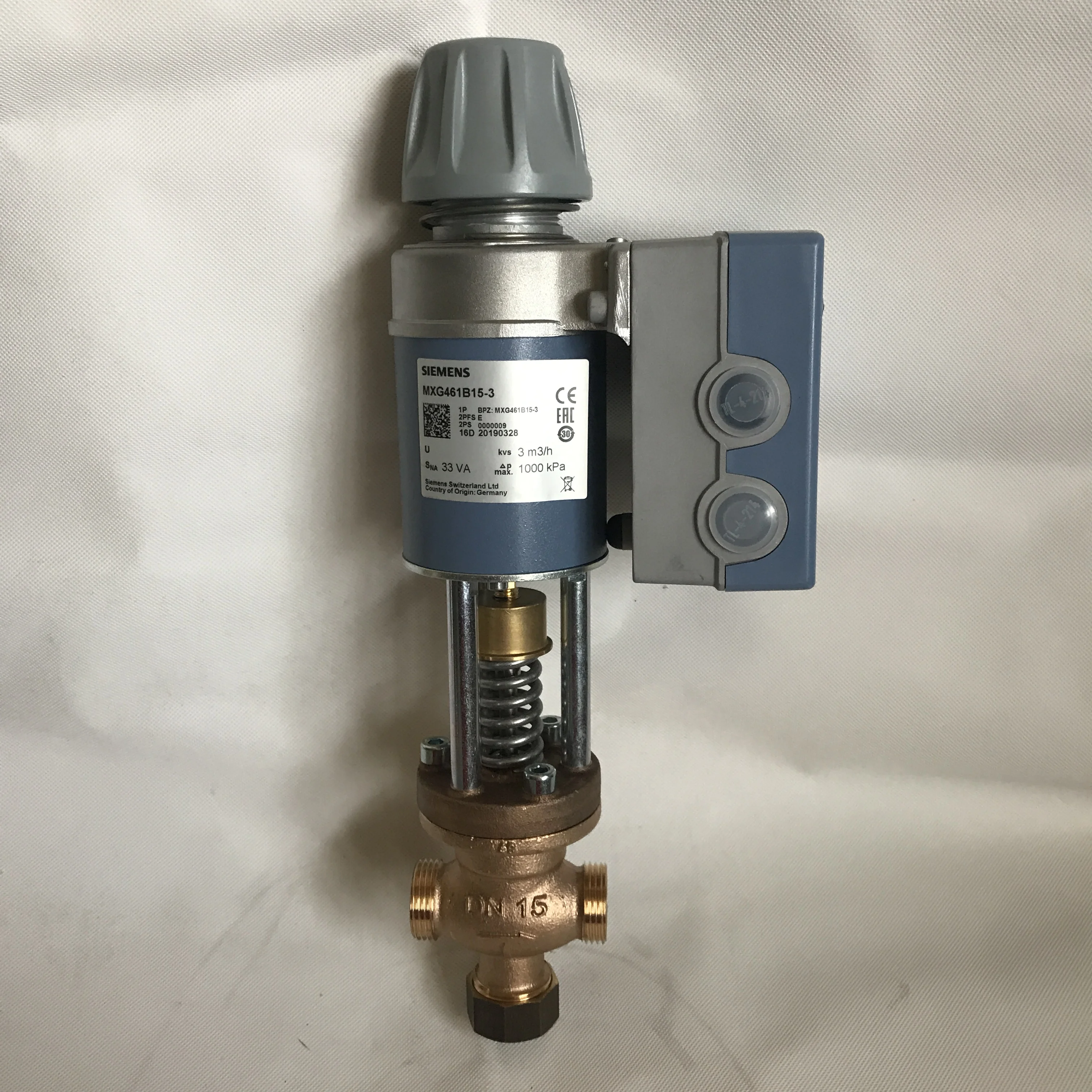 

Modulating control valves with magnetic actuator, PN16, external thread, SIEMENS Solenoid valve MXG461B MXG461B20-5 MXG461B25-8