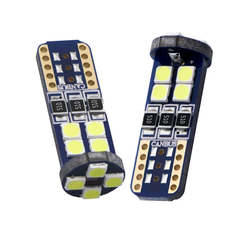 

10-100 шт., Автомобильные светодиодные лампы T10 3030 12smd