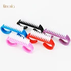 Набор кистей для маникюра 10 шт.пакет, набор для очистки ногтей, УФ-лак, профессиональные щетки для очистки от пыли