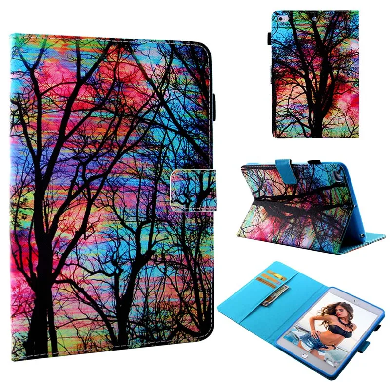 Чехол книжка из искусственной кожи с держателем для карт Магнитный чехол