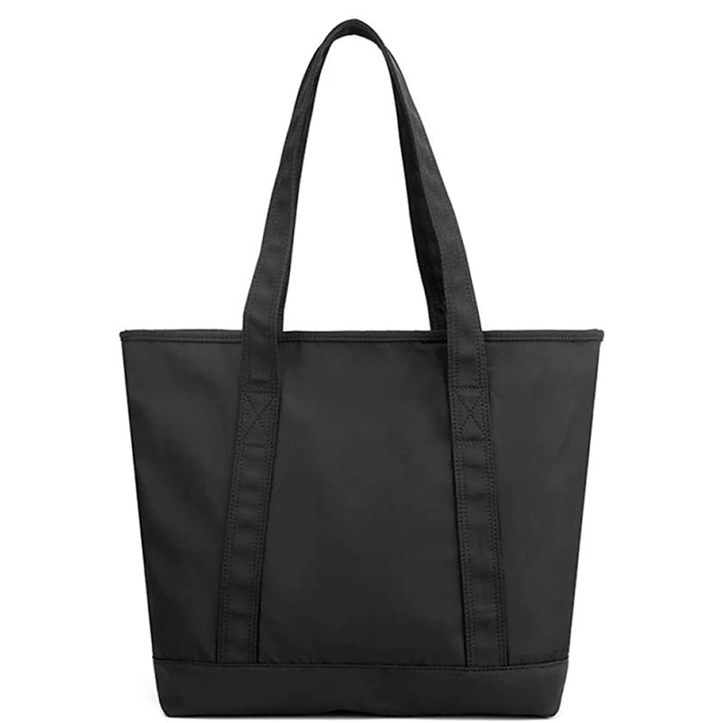 

Женские сумки-тоуты на молнии, большая сумка с ручками, водонепроницаемая нейлоновая сумка для ежедневных путешествий, работы и покупок