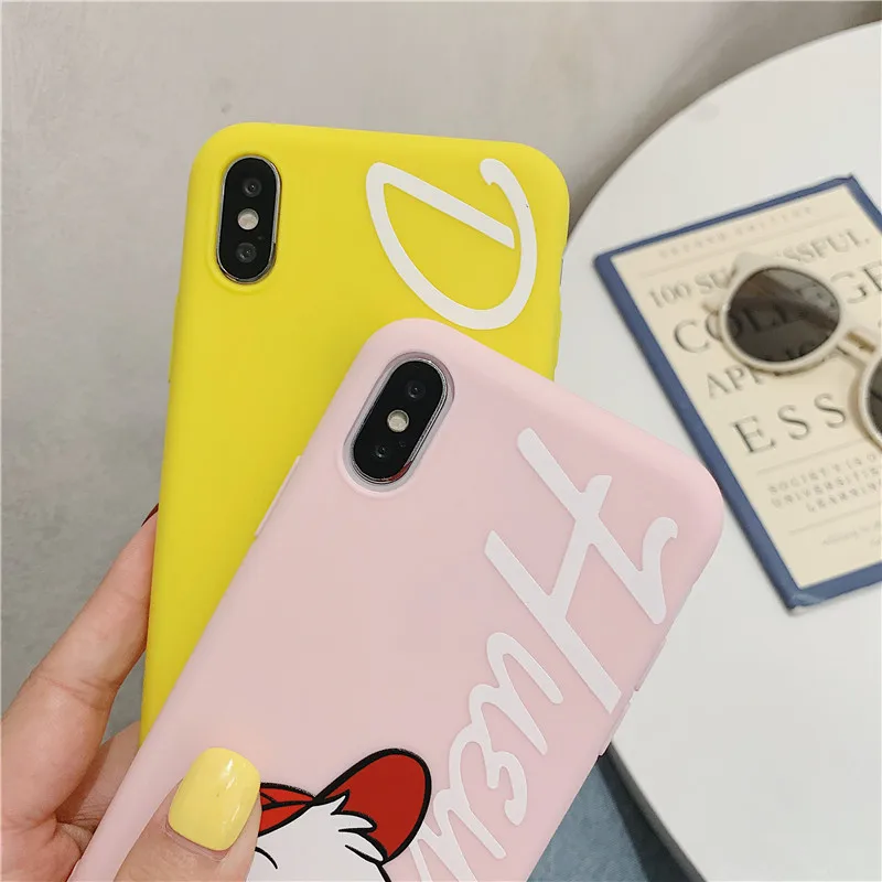 Чехол для iphone 11 PRO MAX чистый цвет мягкая задняя крышка из ТПУ 5S 6 S 7 8 PLUS XS XR милый